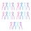 20pcs Bobbin Threads Clip Long Plastic Material Random Color Small Lightweight Portable Practical Sewing Accessories 13