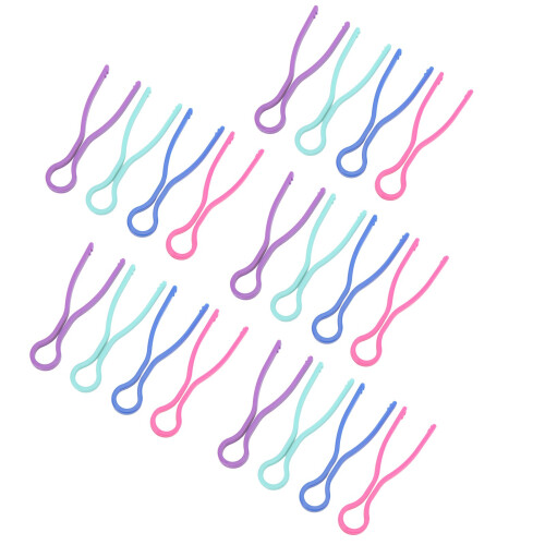 20pcs Bobbin Threads Clip Long Plastic Material Random Color Small Lightweight Portable Practical Sewing Accessories