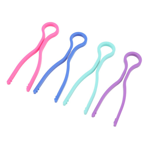 20pcs Bobbin Threads Clip Long Plastic Material Random Color Small Lightweight Portable Practical Sewing Accessories 2