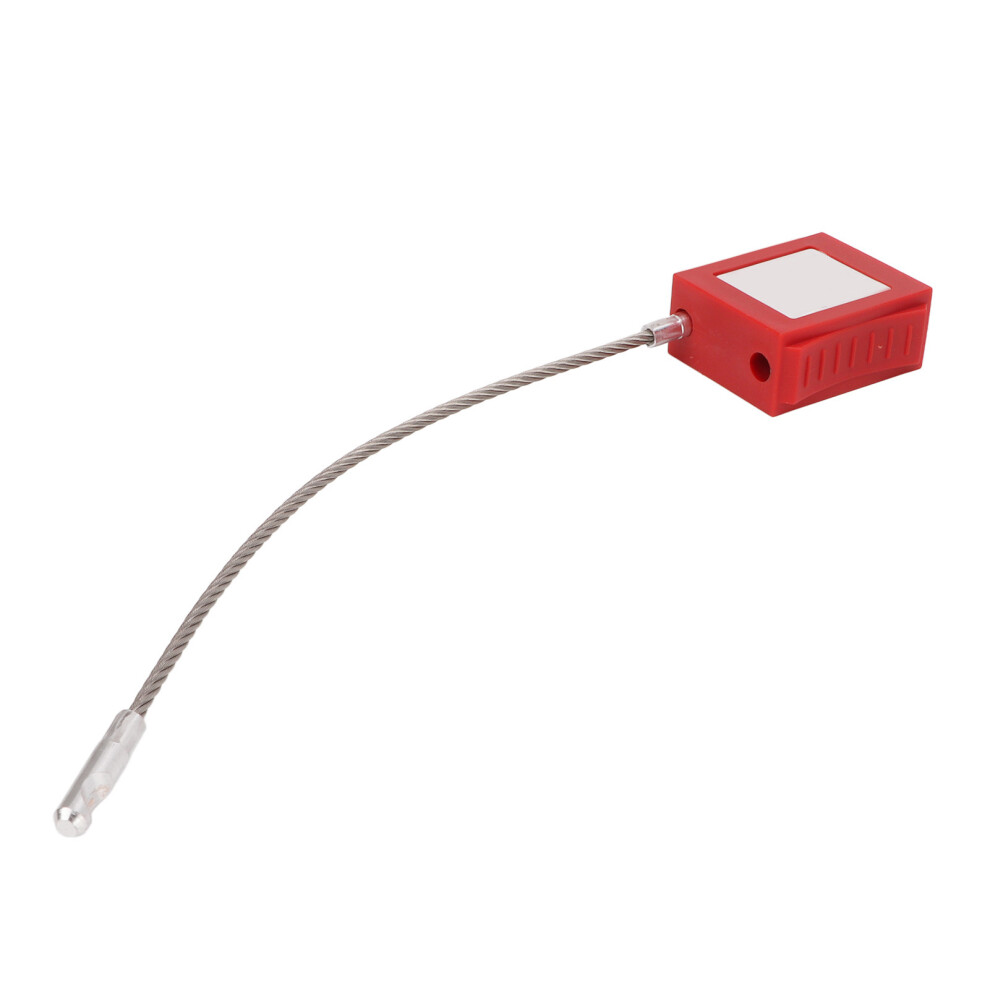 Lockout Tagout Cable Locks 85Mm Shackle Steel Safety Padlock With 2 Key For Equipment Maintenance Red 6941321295451