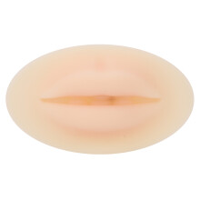 Labios de silicona 3D 9 x 5.4 x 1.5 cm para práctica