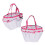 Tragbare PVC-Netz-Tasche geruchsfrei weiß 7