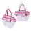 Tragbare PVC-Netz-Tasche geruchsfrei weiß 5