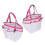Tragbare PVC-Netz-Tasche geruchsfrei weiß 4