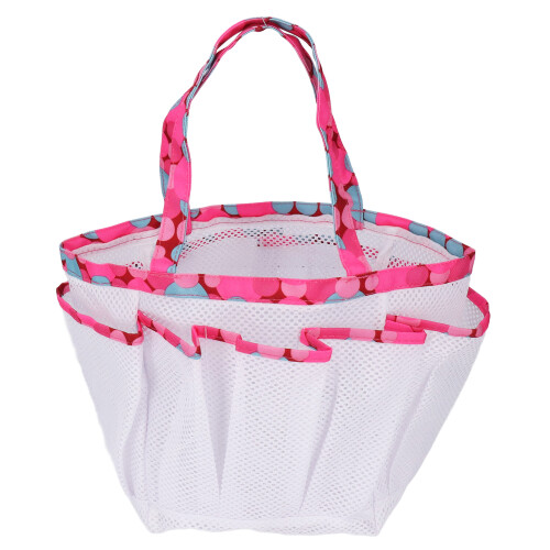 Tragbare PVC-Netz-Tasche geruchsfrei weiß 1