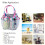 Tragbare PVC-Netz-Tasche geruchsfrei weiß 9