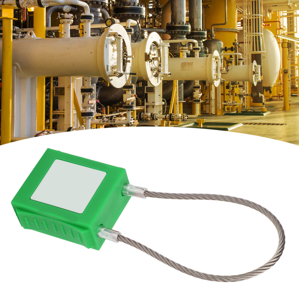 Lockout Tagout Cable Locks 85mm Shackle Steel Safety Padlock with 2 Key for Equipment Maintenance Green-image-OPC-PHVMKFN-NEW