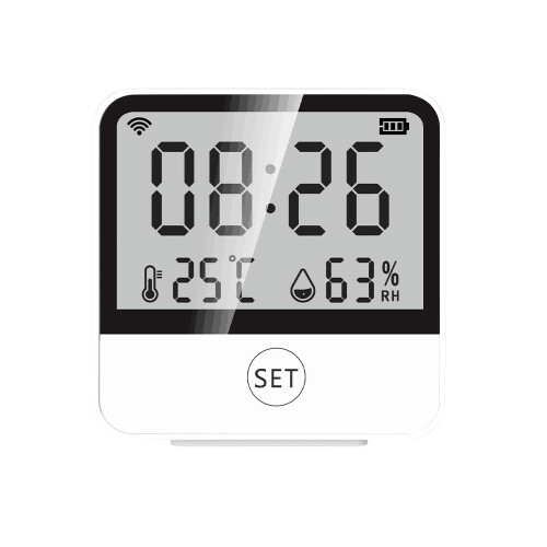 WiFi-Temperatur- und Luftfeuchtigkeitssensor mit großem Display, Alexa-kompatibel, 707025 mm 2