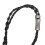 3.5mm 8 núcleos plateados 3.9ft Cable negro 5