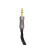 3.5mm 8 núcleos plateados 3.9ft Cable negro 7