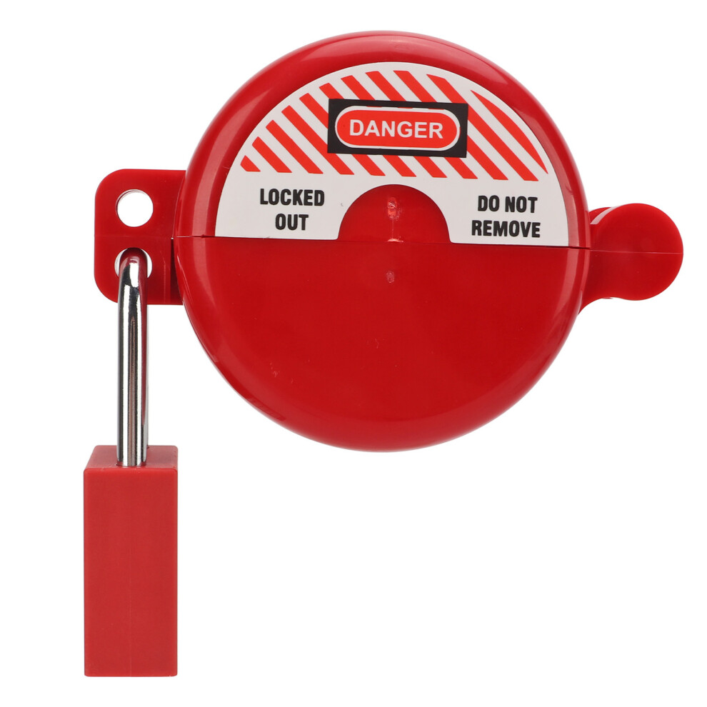 Lockout Tagout Valve Lock With Safety Padlock Heatproof Impact Resistant For Gas Water Spigot 4011321298881