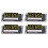 4er-Set 0,36 Zoll 4-stellige TM1637 7-Segment-LED Gelb 14