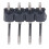 4er-Set 0,36 Zoll 4-stellige TM1637 7-Segment-LED Gelb 10