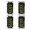 4er-Set 0,36 Zoll 4-stellige TM1637 7-Segment-LED Gelb 1