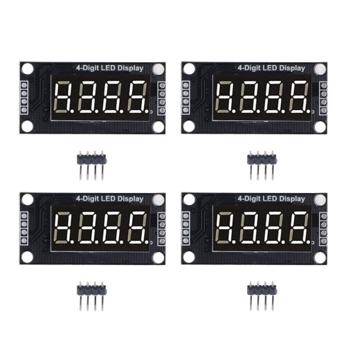 TM1637 4-stelliges 0,36-Zoll-weiße LED-7-Segment-Modul 1