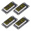 4er-Set 0,36 Zoll 4-stellige TM1637 7-Segment-LED Gelb 15