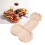 Tabla de quesos de novedad de haya natural de 40 cm 14