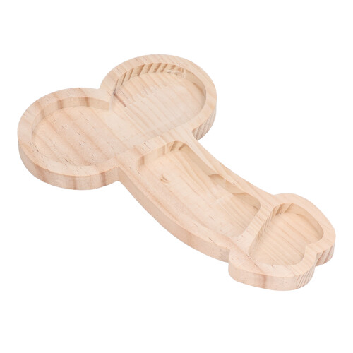 Tabla de quesos de novedad de haya natural de 40 cm 2
