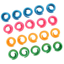 Silikon-Fadenhalter 20 Stück, 4 Farben, 1,8 x 2,2 cm