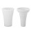 Slushie Maker Becher 150 ml großer weißer Becher mit Deckel 2