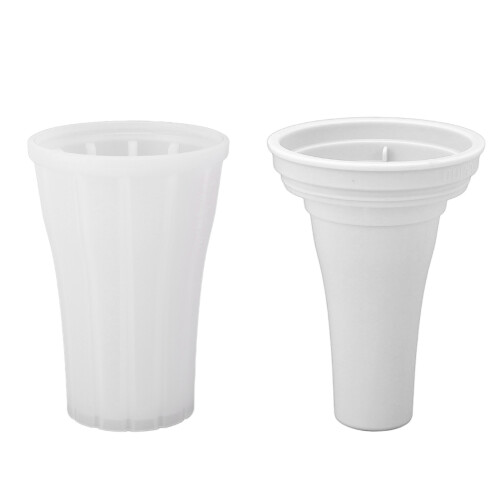 Slushie Maker Becher 150 ml großer weißer Becher mit Deckel 1