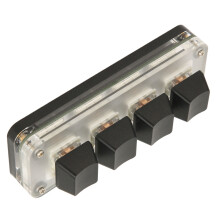 OSU 4-teclas USB Mini Acrílico RGB Teclado numérico mecánico