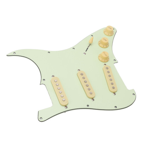 SSS Pickguard Vintage Grün Metall Schutzplatte 2