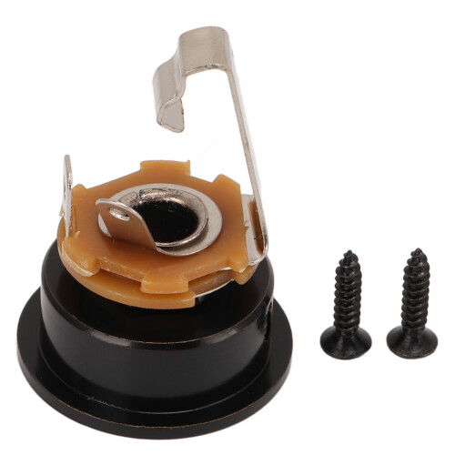 TL E-Gitarre Stereo-Buchse Round Cup - Schwarz 1