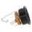 TL E-Gitarre Stereo-Buchse Round Cup - Schwarz 6