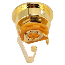 TL Gitarren-Stereo-Klinkenbuchse, runde Becherform, goldfarben