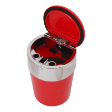 Winddichter Aschenbecher CR2032 240 mAh 11,6 x 7,6 cm Rot