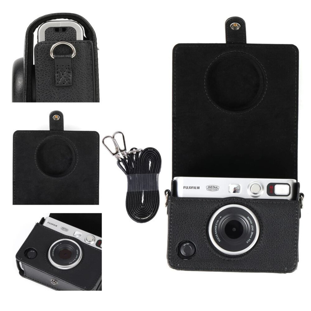 Instax Mini Evo Fujifilm Instax Protective Fujifilm Instax Full Scratch Shoulder Strap Pu Convenient To Easy To Take Includes Magnetic Snap Case,