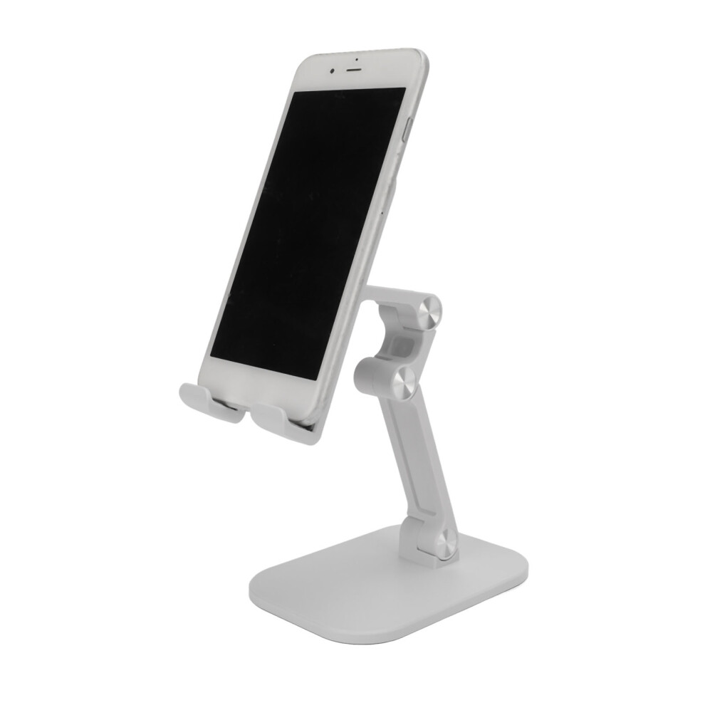 Cell Phone Stand Portable Mini Anti Slip Foldable Adjustable Angle Height Desktop Phone Holder Tablet Holder White 5081321309268