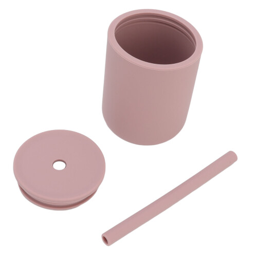 210 ml Baby-Silikonbecher 7  7  12,8 cm helles Fuchsia 1