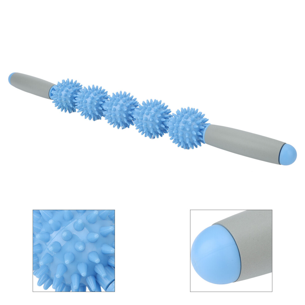 Light/Blue Fascia Blaster Five Balls Muscle Massage Relaxation Roller Thorn Balls Cellulite Massager Sports Recovery Tool