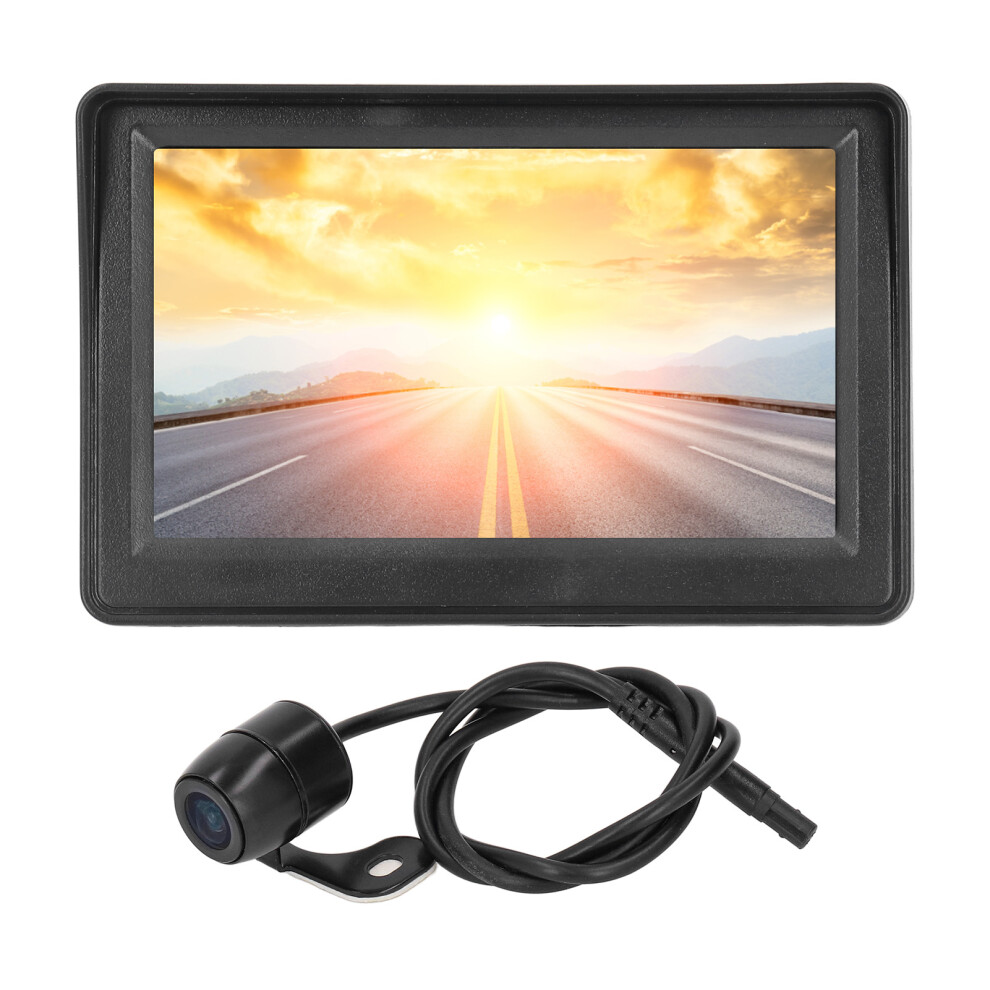Backup Camera 4.3In Monitor Kit Car Rear View Parking System Waterpoof Night Vision For Rvs Trailers Trucks Pickups Butterfly Camera 8461321310803
