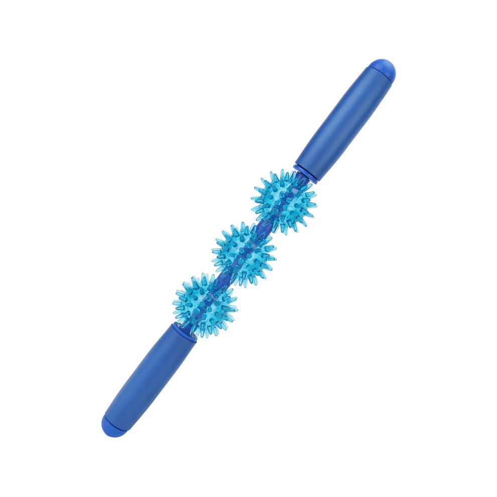 Massage Roller Stick with 3 Massage Balls 360 Degree Massage Fascia Muscle Roller Massage Roller for Stretching Muscles