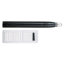 Elektrischer Radiergummi-Set mit Nachfüllungen in zwei Größen, Schwarz, 17,5 cm