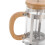 Vidrio-Bambú Prensa Francesa 350 ml Café Natural 3