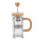 Vidrio-Bambú Prensa Francesa 350 ml Café Natural 15