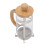 Vidrio-Bambú Prensa Francesa 350 ml Café Natural 16
