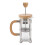 Vidrio-Bambú Prensa Francesa 350 ml Café Natural 8