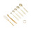 7-in-1-Goldmesslöffel-Set, 0,5–7,5 ml, 12–13 cm 13