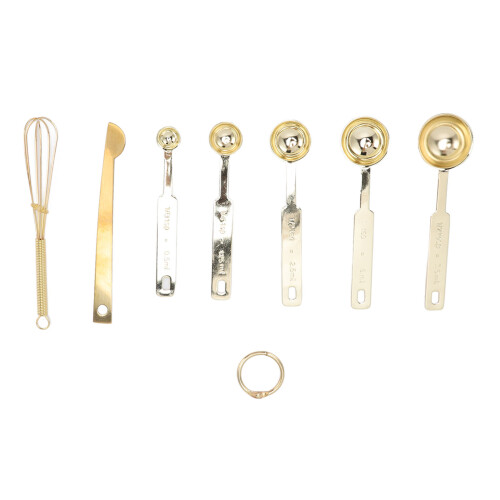 7-in-1-Goldmesslöffel-Set, 0,5–7,5 ml, 12–13 cm 1