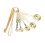 7-in-1-Goldmesslöffel-Set, 0,5–7,5 ml, 12–13 cm 14