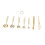 7-in-1-Goldmesslöffel-Set, 0,5–7,5 ml, 12–13 cm 1