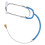 Stethoskop aus Metall binaural hellblau 3