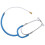 Stethoskop aus Metall binaural hellblau 14