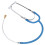 Stethoskop aus Metall binaural hellblau 15