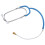 Stethoskop aus Metall binaural hellblau 13